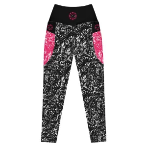 VersacEYEZ Pink Leggings with pockets