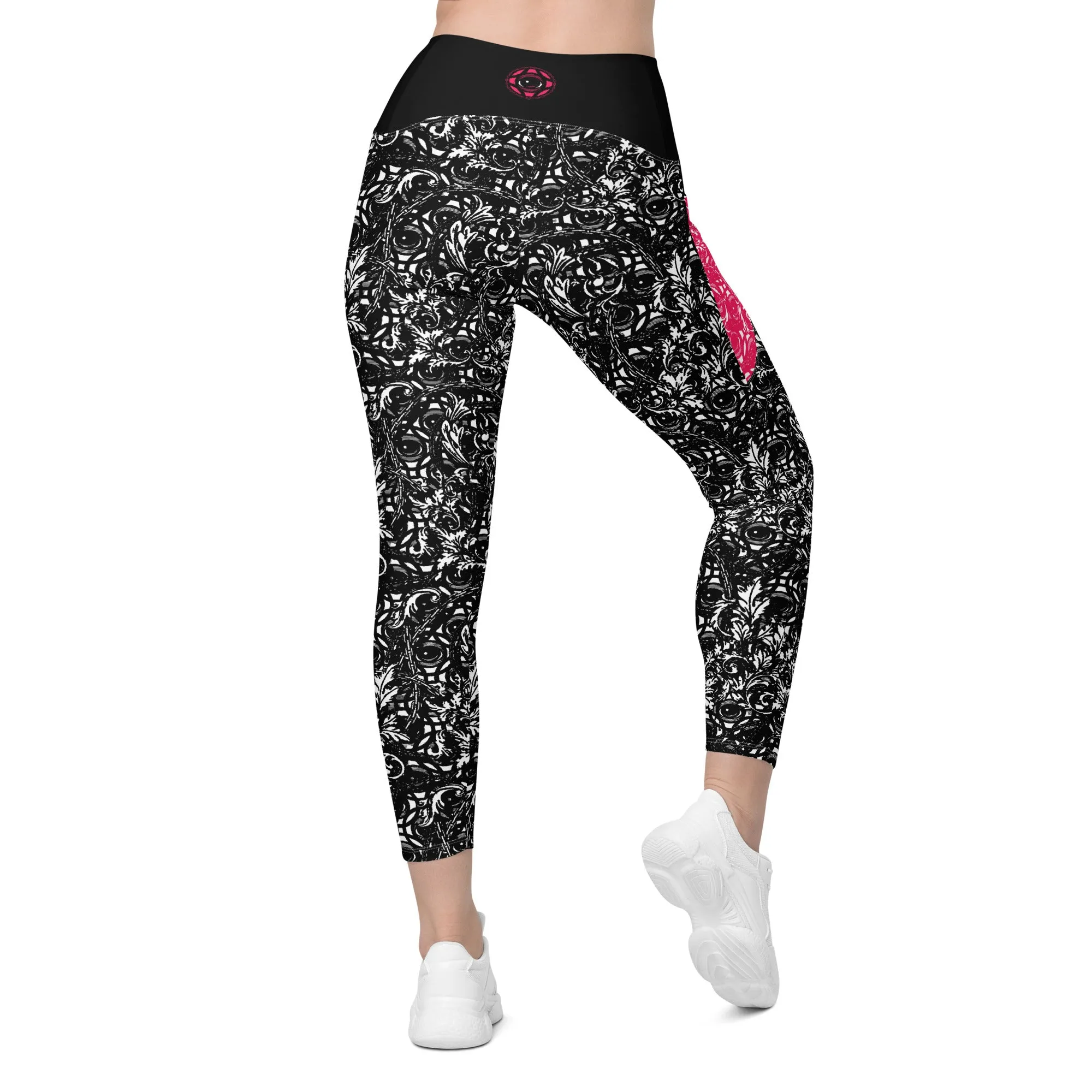 VersacEYEZ Pink Leggings with pockets