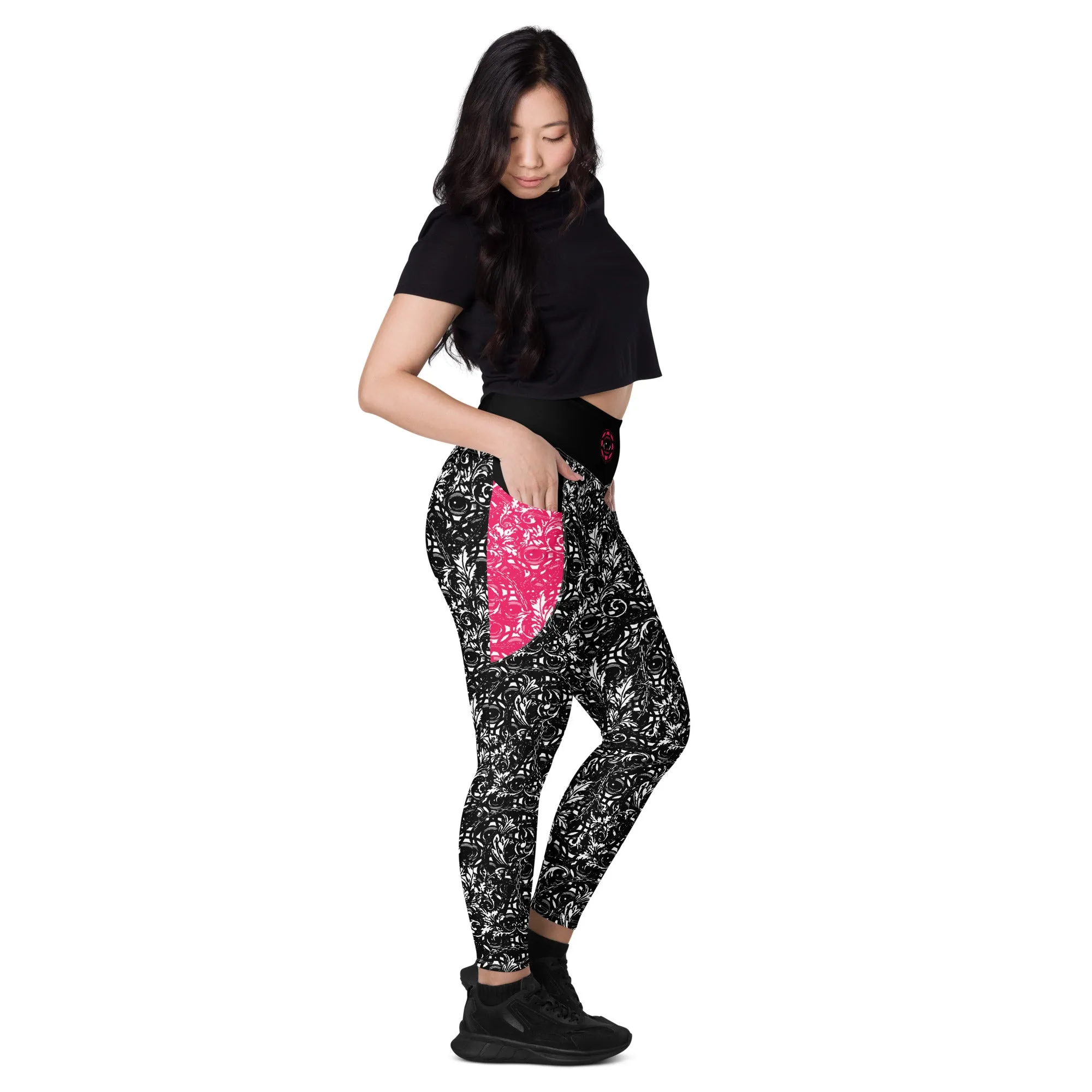 VersacEYEZ Pink Leggings with pockets