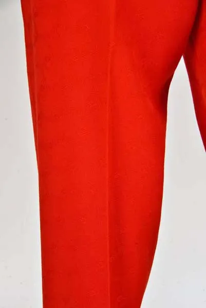 Vintage Roberta di Camerino Red Wool Trousers