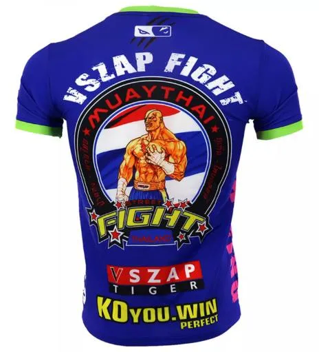 Vszap Street Fighter VT057 Muay Thai Boxing Dry Tech T-Shirt S-4XL