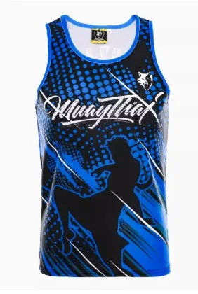 Vszap VTT025 Muay Thai Boxing Quick Dry Vest Tank Top S-4XL 2 Colours Unisex