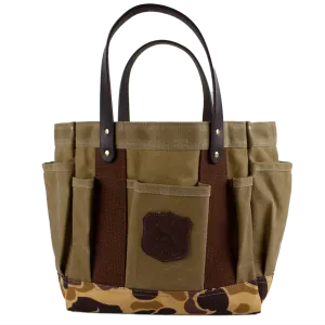 Waxed Rigger's Tote Field Tan/Camo