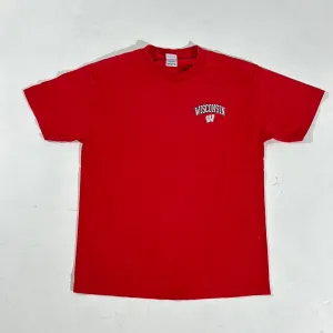 Wisconsin Badgers Embroidered Tee - V28